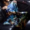 Jurassic Dinosaur Prehistoric Scene Print Fleece Blanket Soft Cozy Throw Blanket for Sofa Couch Bed Animal Lover Home Decor