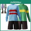 Tenue Cosplay Confortable Frisk Chara d'Undertale Pour Jeu de Rôle et Port Quotidien
