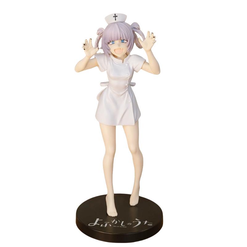 Ночная Песня Вампирская Медсестра Нанакуса Нагиса 2D Аниме Фигурка - Красивая Девушка Модель Украшение