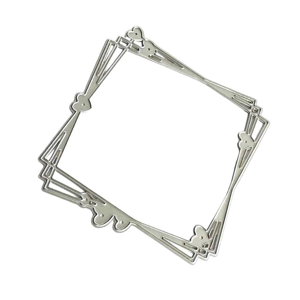 Heart Frame Metal Die Cuts Carbon Steel Cutting Dies Embossing Stencils for Card Photo Journal Scrapbooking Decorations