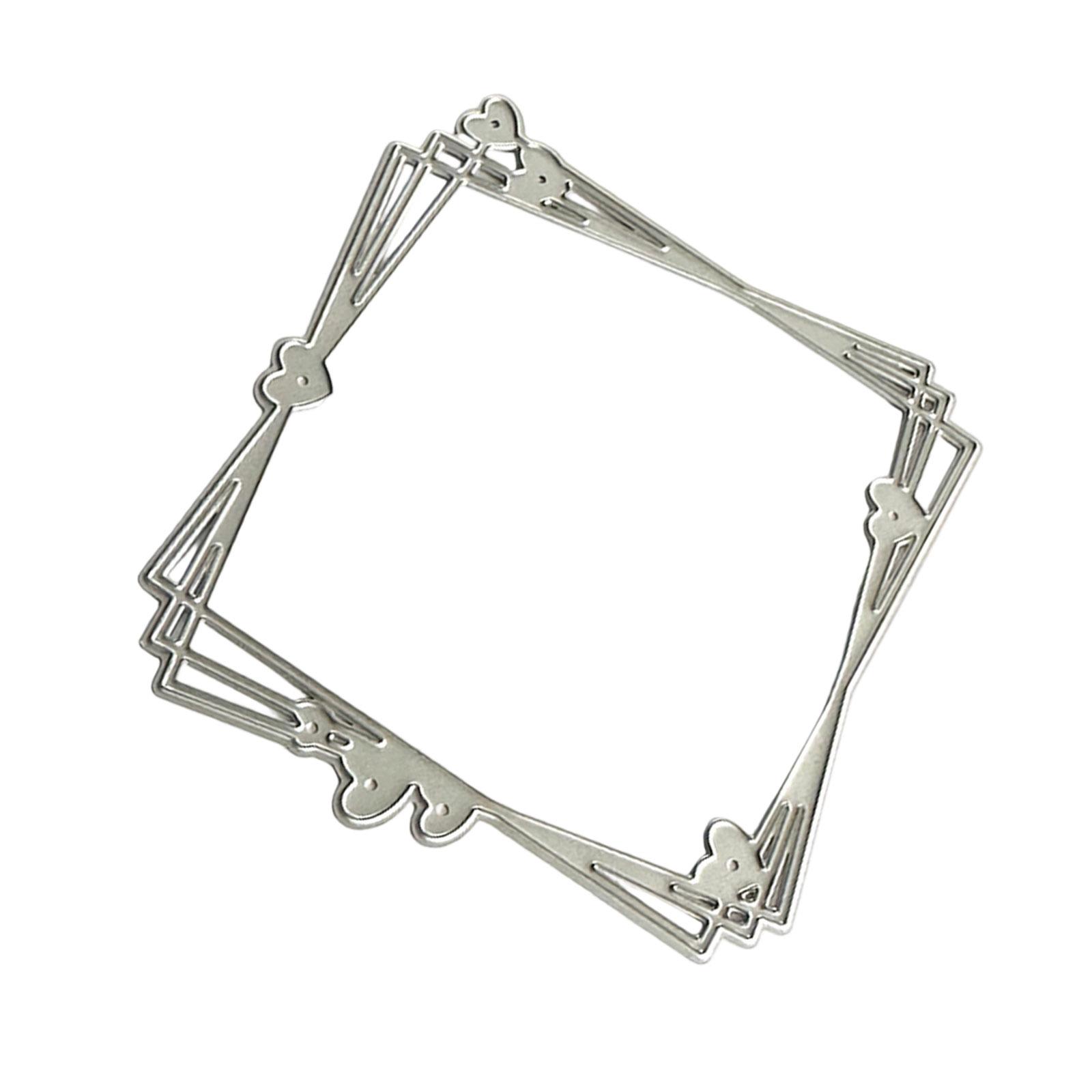 

Metal Die Cuts Heart Frame Cutting Dies Embossing Stencils Molds for Scrapbooking Album Card Photo Journal Decorations