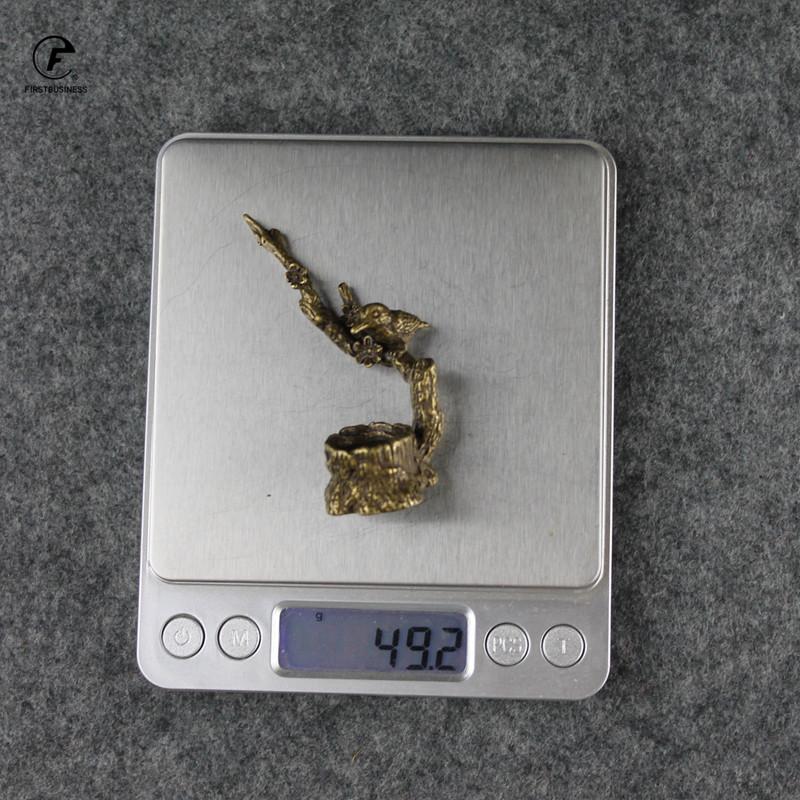 Antique Copper luckly Magpie Plum Tree Branch Ornaments Creative Animal Stump Incense Burner Home Office Desk Decorations gift