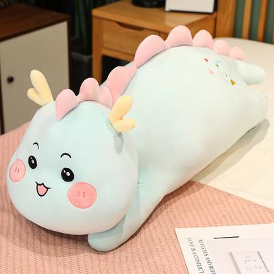 Non-Toxic Cartoon Dinosaur Long Stuffed Filling Animal Plush Toy Dragon Pillow Birthday Gift For Childrenfriends