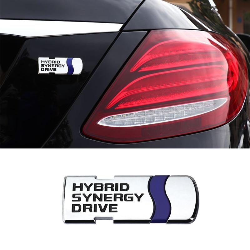 1ks Hybridní 3D kovové samolepky Odznak karoserie Odznak zavazadlového prostoru pro To-yo/ta Chr Auris Camry Corolla Vios Levin YARiS L Příslušenství