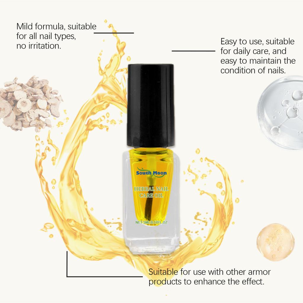 Herbal Nail Care Oil Nourishing Formula For Healthy Shine And Strong Nails 5ml