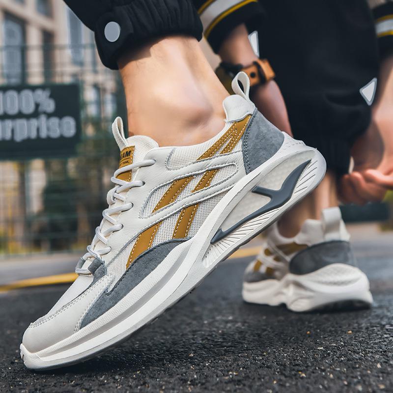 Herbst Papa Schuhe Modische Atmungsaktive Freizeitschuhe Koreanischer Stil Teenager Laufschuhe Leicht und Bequem Herrenschuhe