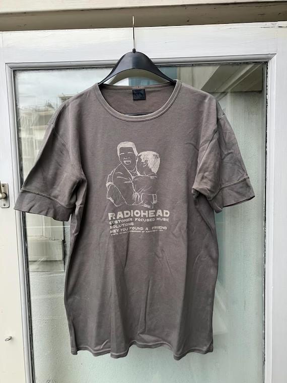 Radiohead Customer Focused very rare shirt chacoal color AN67693 Unisex T-Shirt M