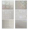 5 Sheets Clear Holographical Overlay Lamination Vinyls Self-Adhesive Laminate Waterproof Vinyls Sticker Paper