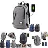 Versatile Unisex Usb Charging Backpack For Laptop Notebook Outdoor Travel And School