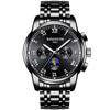 Top Brand New Elegant Fashion Men's Calendar Luminous Waterproof Steel Luminous Watch