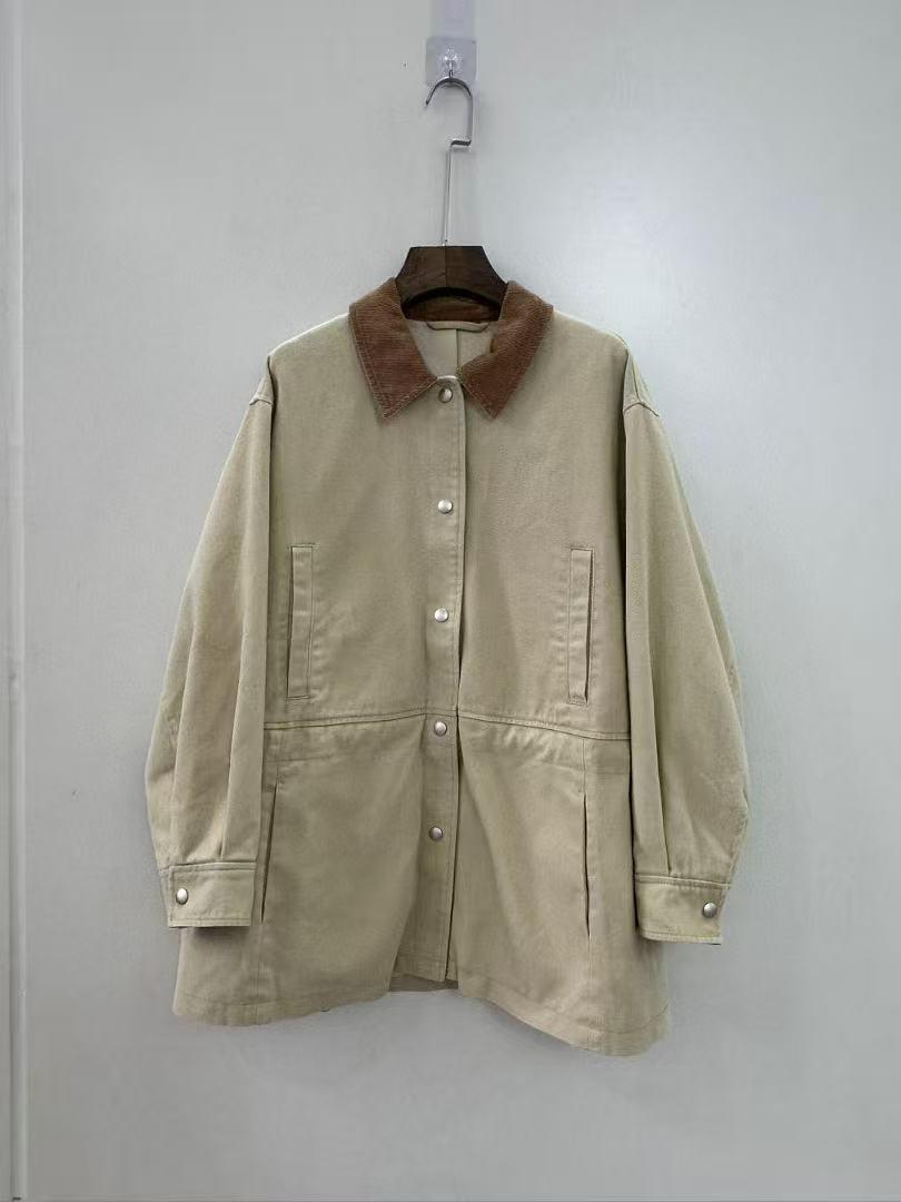 

Women s Retro Heavyweight Silhouette Denim Jacket - Light Workwear Style, Asu Dyed All-Cotton. 2