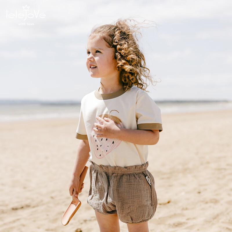 LELE JOVE Nordic Style Kids Breathable Gauze Shorts 80
