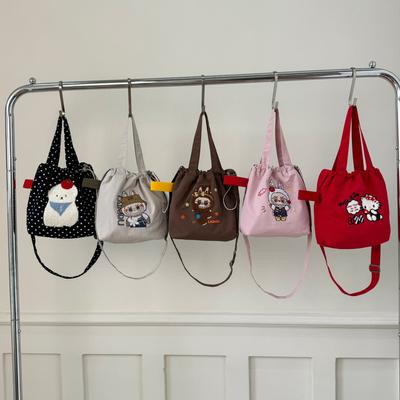 Labu Stickerei kleine Handtasche neue koreanische Ins Handtasche leichte Umhängetasche Schulter CLE