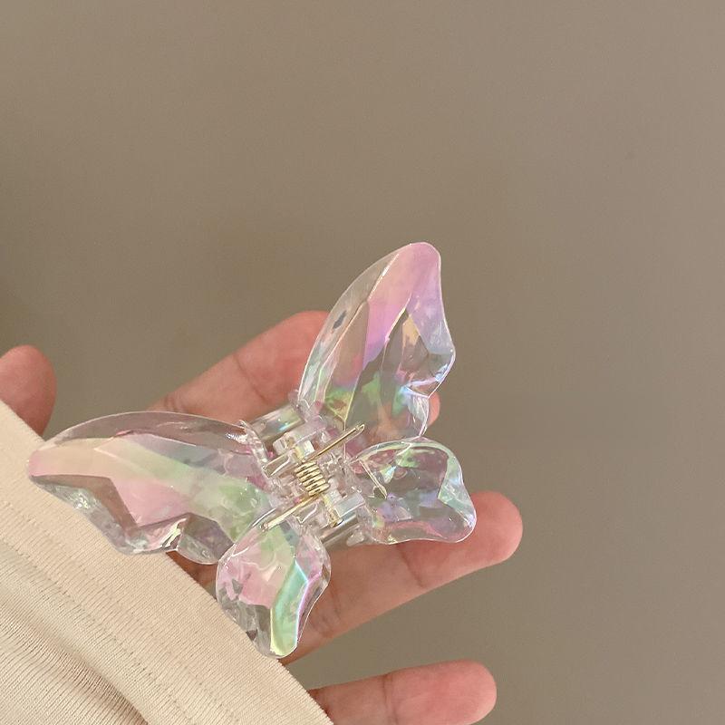 8 Style Transparent Mini Hair Pins Claw Crab Girls Women Barrette Acrylic Butterfly Hair Clips Korean Hair Accessories