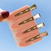 4PCS/Set Women Girls Candy Colors Flat No Indentation Hairpins Sweet Hair Clips Barrettes Headband Hair Accessories