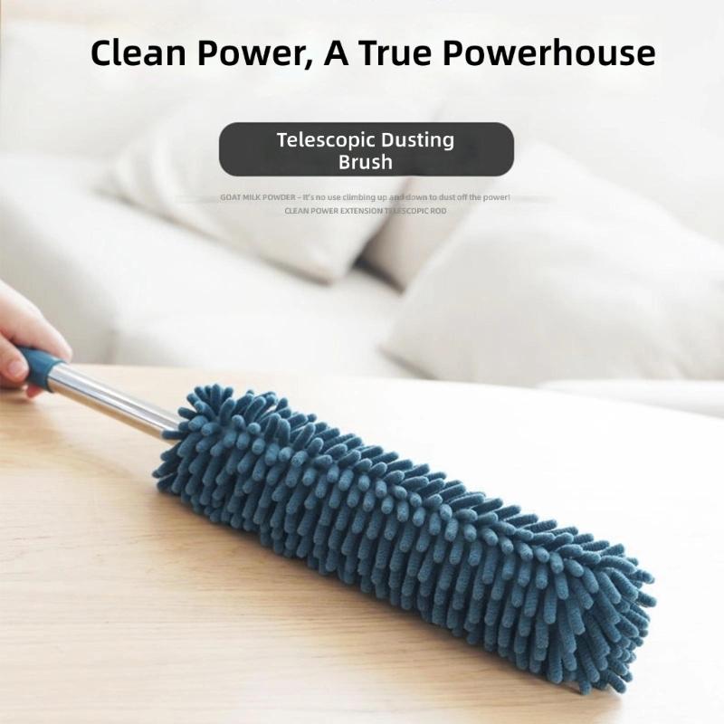 Flexible Extendable Cleaning Duster Up To 175cm With/without Washable Washing Cloth For Pet Hair Dust Removal
