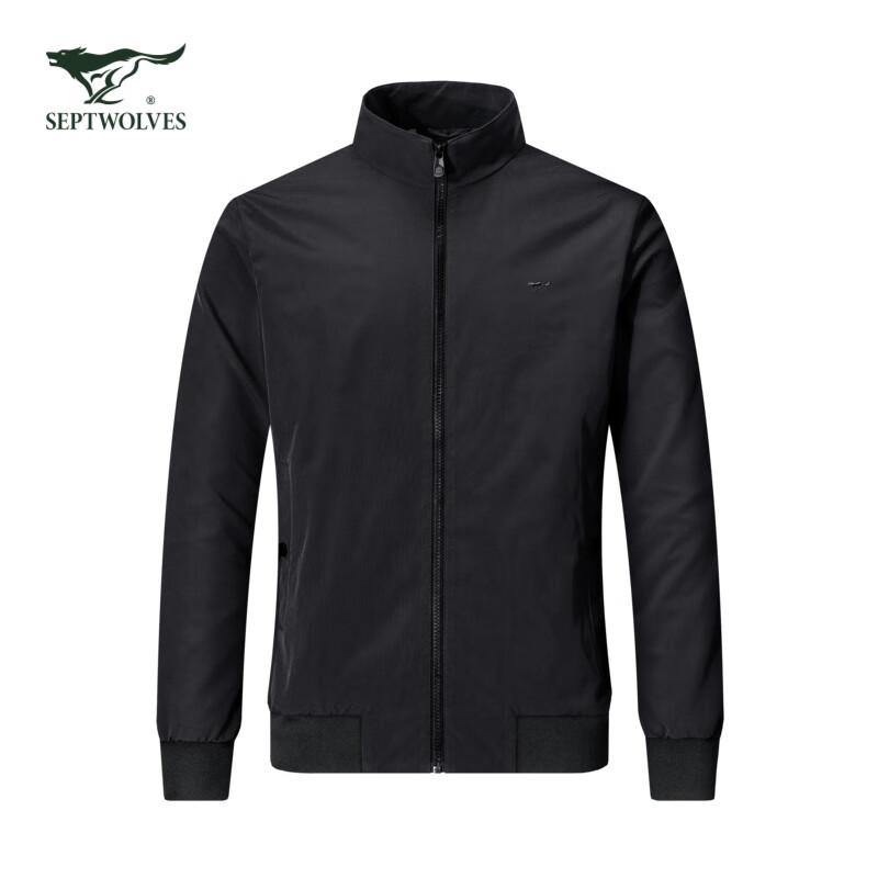 SEPTWOLVES Men's Casual Woven Jacket