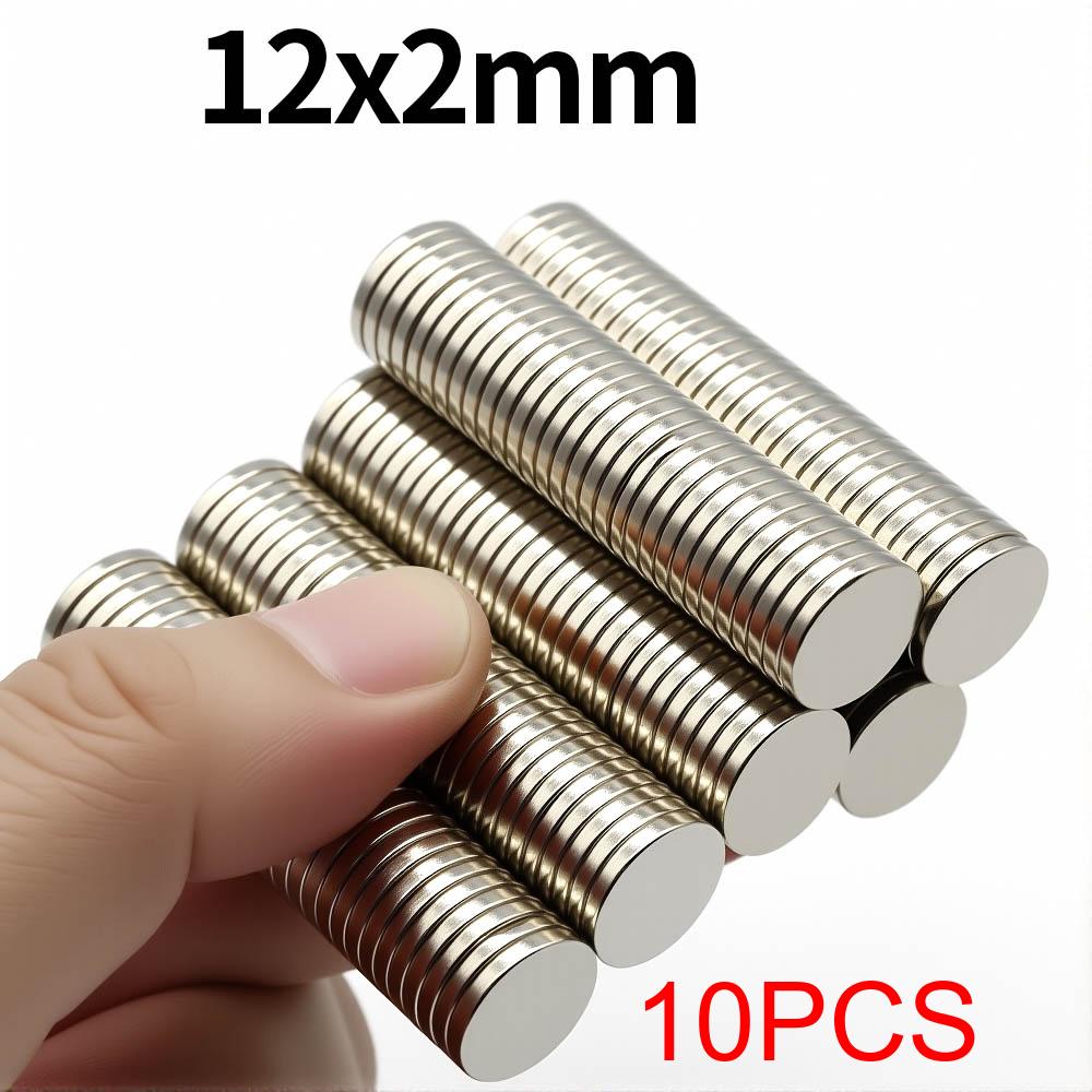 12x2mm Super Strong Neodymium Magnet N35 NdfeB Permanent Magnetic imanes Round Powerful Magnets Refrigerator Magnet