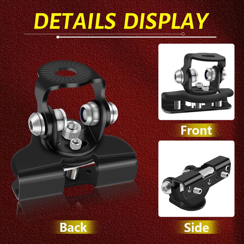 2PCS LED Work Light Mounting Bracket Universal Hood Led Light Bar Mount Bracket Foglight Lamp Holder for Off Road Jeep Truck SUV