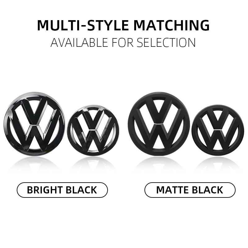 For VW VOLKSWAGEN New 2Pcs Car Front Grill Badge Replacement Emblem Sticker for Volkswagen VW Golf 5 MK5 GTI