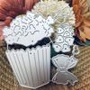 Popcorn Metal Cutting Dies Stencils for Scrapbooking/Photo Album Decorative Embossing Paper Cards Crafts