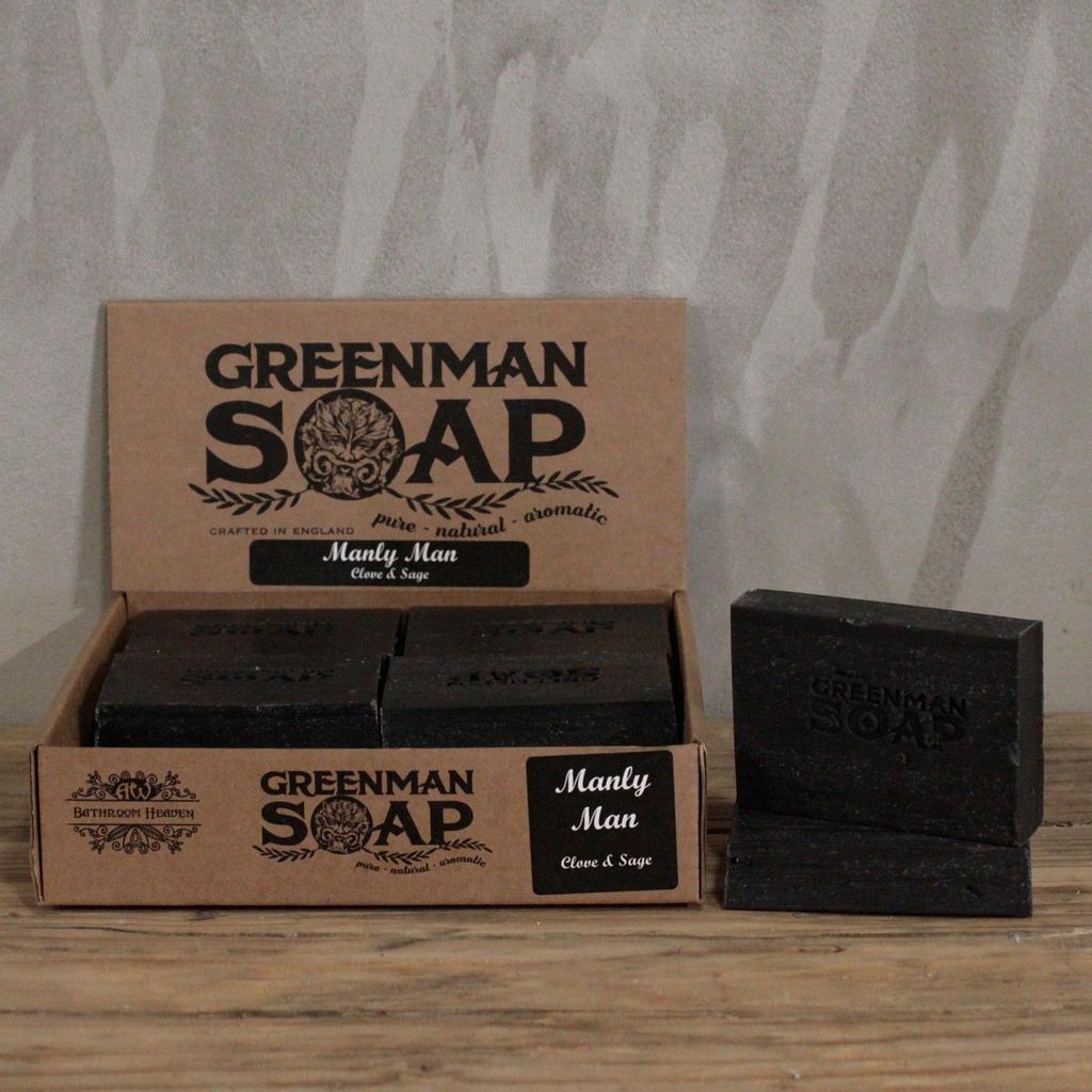 Handmade Charcoal Soap Bar - Clove and Sage 100g