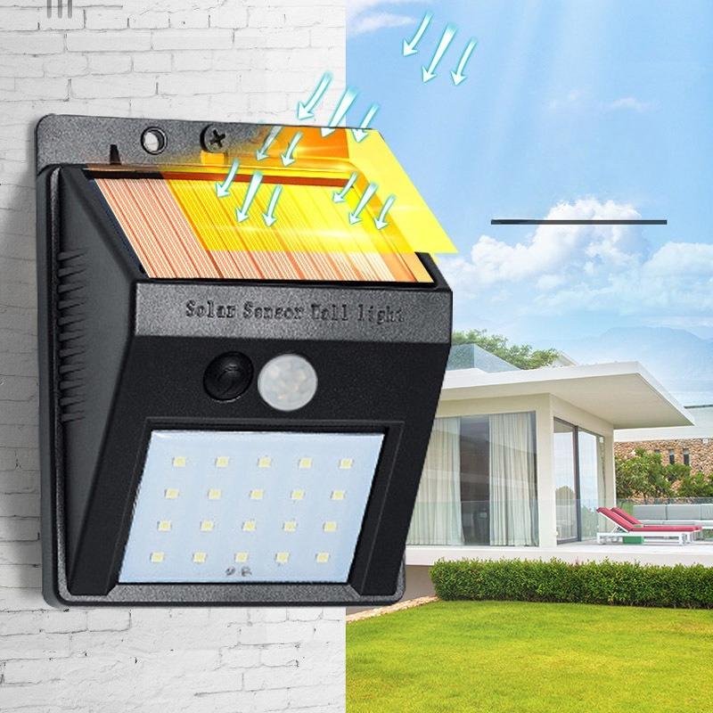 1Stk 30LED Split Solarleuchte Außen Gartenleuchte Dunkel Automatisches Licht Haushaltsbeleuchtung Fernbedienung Induktionswandleuchte