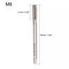 1pc Metric Thread Tap M8 X 1.25 100mm Extra Long Straight Flute Tapping Tool For Metalworking CNC Milling Machine
