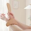 Solid Wood Meridian Massage Set: Face & Leg Gua Sha, Handheld Roller for Full Body Relief