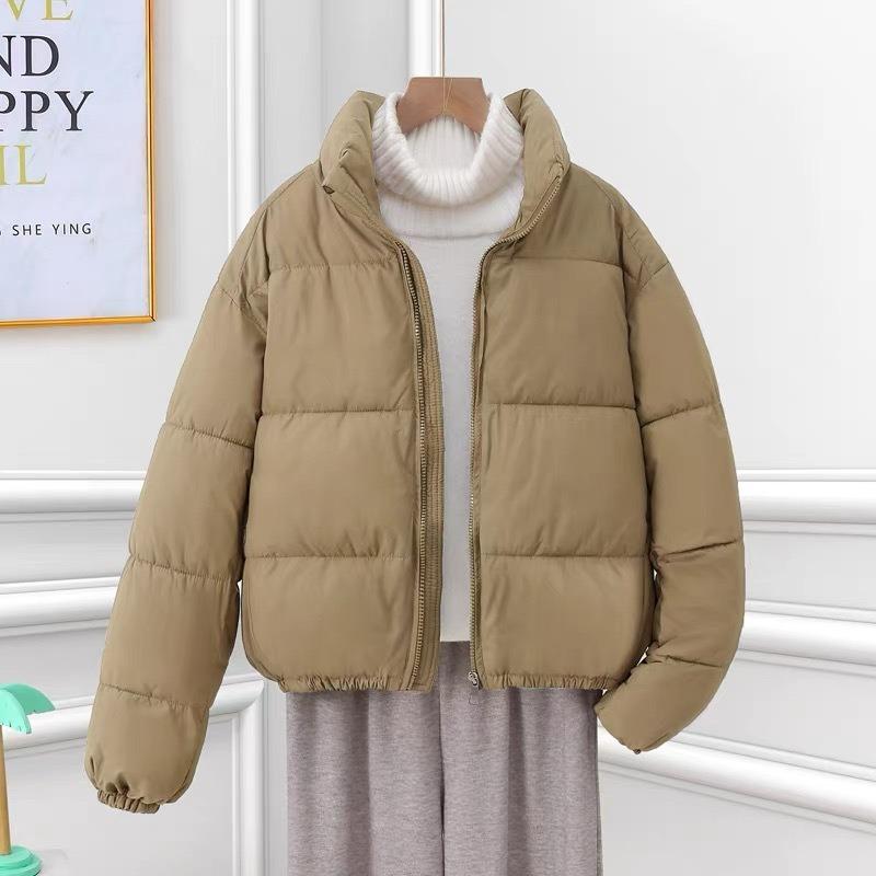 Brown Kendou Wind Winter Short Cotton Clothes Women's New Small Winter Coat Thickened Bread Clothes