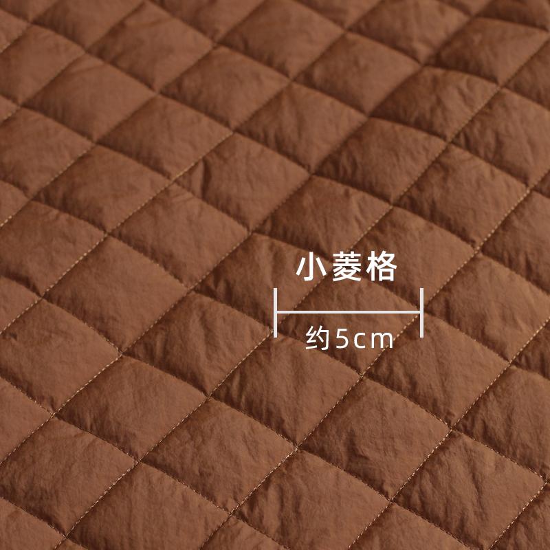

Quilted Cotton Linen Patchwork Fabric Three Layers Cloth For Down Coat Padded Jacket Home Texture DIY Sewing Accessories New 50X150CM хакі