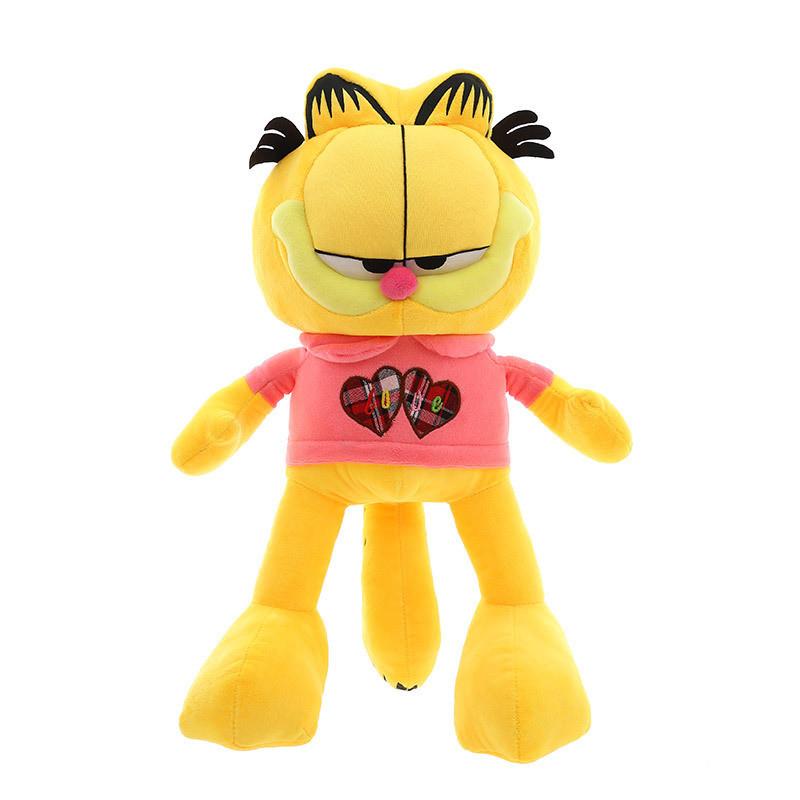 Adorable Peluche de Garfield con Forma de Corazón Almohada de Peluche Suave para Regalo de Novia