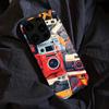 Vintage Retro Camera Phone Case For IPhone 17 Pro Max 15 Pro 16 14 Plus 12 13 Mini 11 Pro Shockproof Glass Cover