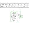 High Reliability Stable Characteristics Diamond Eyeplate Boat Accessories Accessories Attachment Boat Deck Stainless Steel