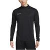 Nike Logo Stand Collar Half-Zip Long-Sleeve Casual T-Shirt Men Tops Black DX4301-017