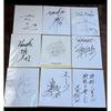 Used Hawks Autograph Colored Paper