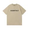 Essentials T-Shirt for Men's Pressed Glue Letters Loose Round Neck High Street Fashion Men and Women Short Sleeves T-shirts