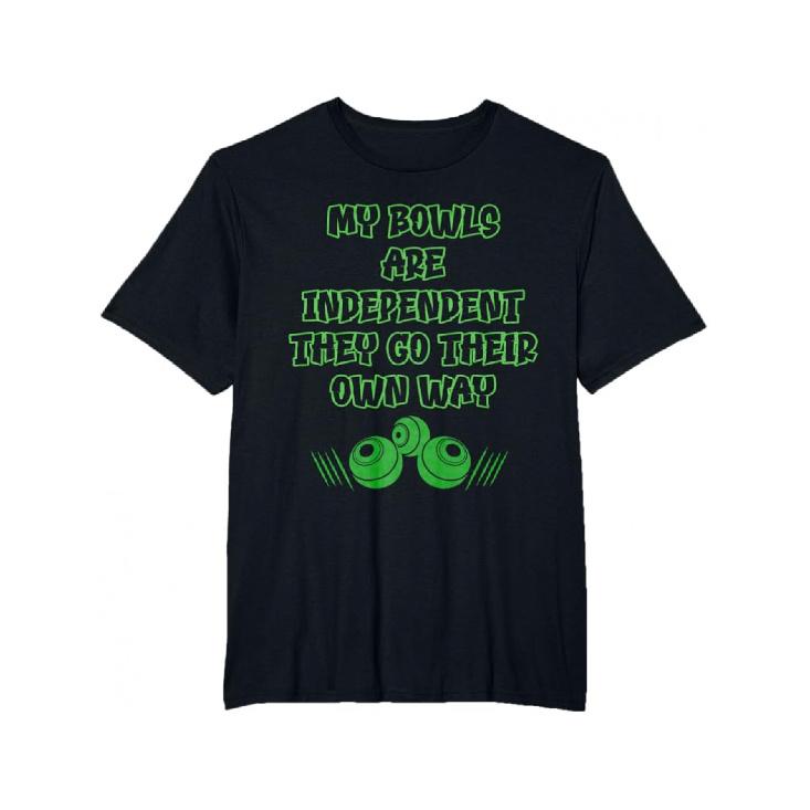 Mens ShirtsBowling Bowls, Bowling, Funny Lawn Bowls T-Shirt S чёрный