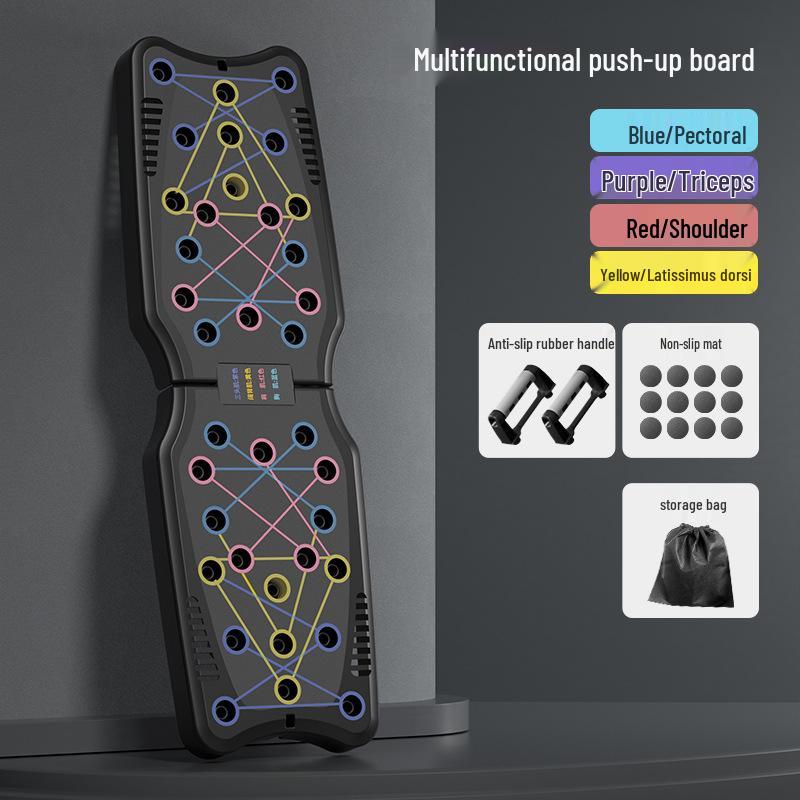 Multifunctional Push-Up and Plank Training Board for Home Fitness