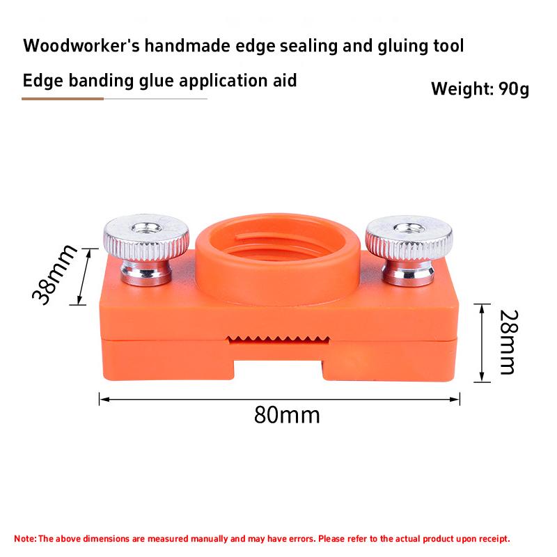 Adjustable Woodworking Edge Banding Glue Applicator Tool 10-30mm For DIY Craft Hand Glued Edge Sealing Artifact Tool Parts