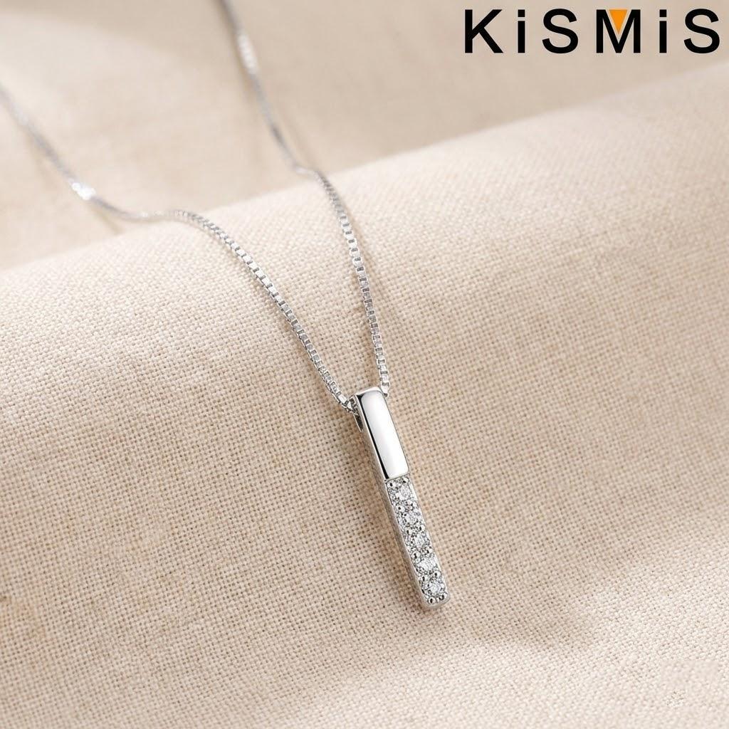 

One Word Micro Vertical Necklace Simple Exquisite Personality Temperament Collarbone Pendant Jewelry серебряный