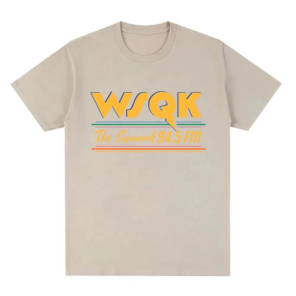 2026 Sommer WSQK The Squawk 94.5 FM T-Shirts Beam Me Up T-Shirts Ort Sucks Grafikdruck T-Shirt Baumwolle Kurzarm Herren T-Shirts Streetwear