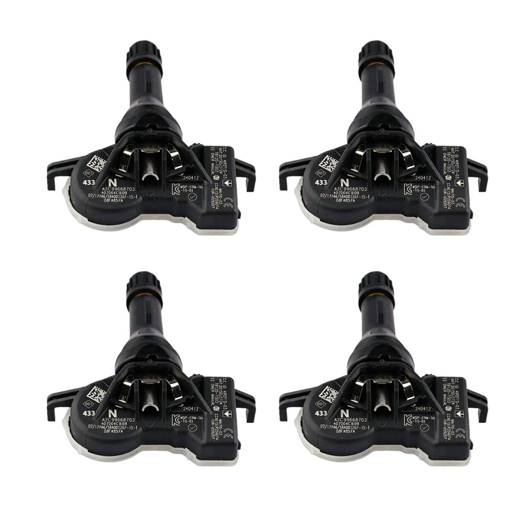 4 PCS Tire Pressure Monitor Sensor 40700-4CB0B 407004CB0B 40700-4CB0A 433MHz For Infiniti QX50 Nissan Altima Micra