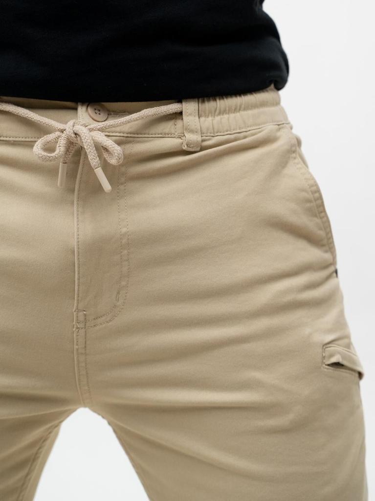 Men's Beige Jogger Pants MyStars Classic 30