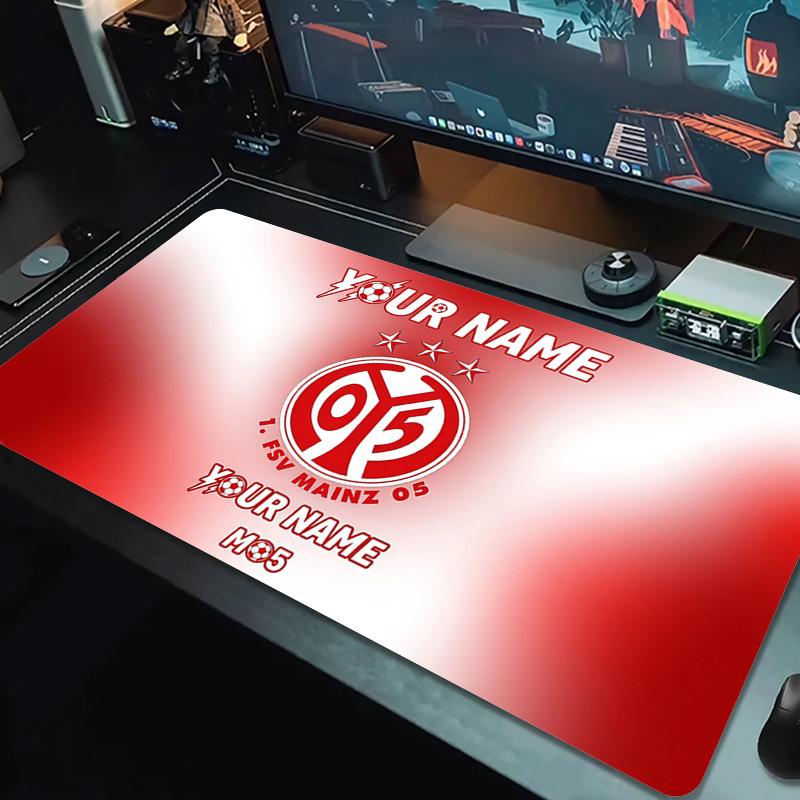 Custom Name 1. FSV Mainz 05 Print  Cushion Non-slip Laptop Tablet Big Mousepad XXL Mat Mini PC Playmat With Lock edge