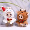 Festive Doll Clothing Christmas Reindeer And Snowman Plush Attachments For Collectors