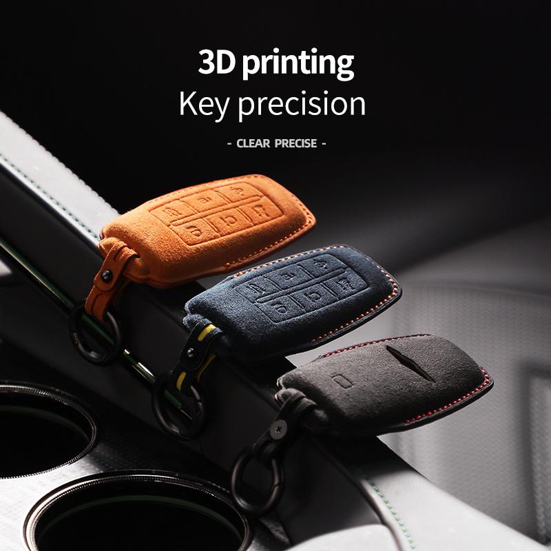 Interior Mouldings Car Key Case Cover Shell For Hyundai Genesis G80 GV70 Gv80 GV90 2020 2021 2022 2023 2025 Remote Protector Int