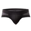 Men's Low-Rise Sexy Breathable Modal Mesh Briefs - Red, Large Size