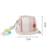 Protective Cover Polyester Zipper Storage Bag Multifunction Cute Earphone Case Portable Zipper Pouch Coins Storage