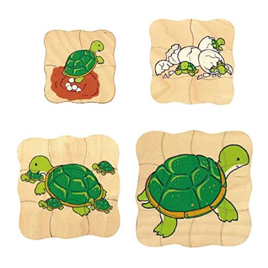 Educo 522221 Growing Puzzle (Turtle) 31 Pieces